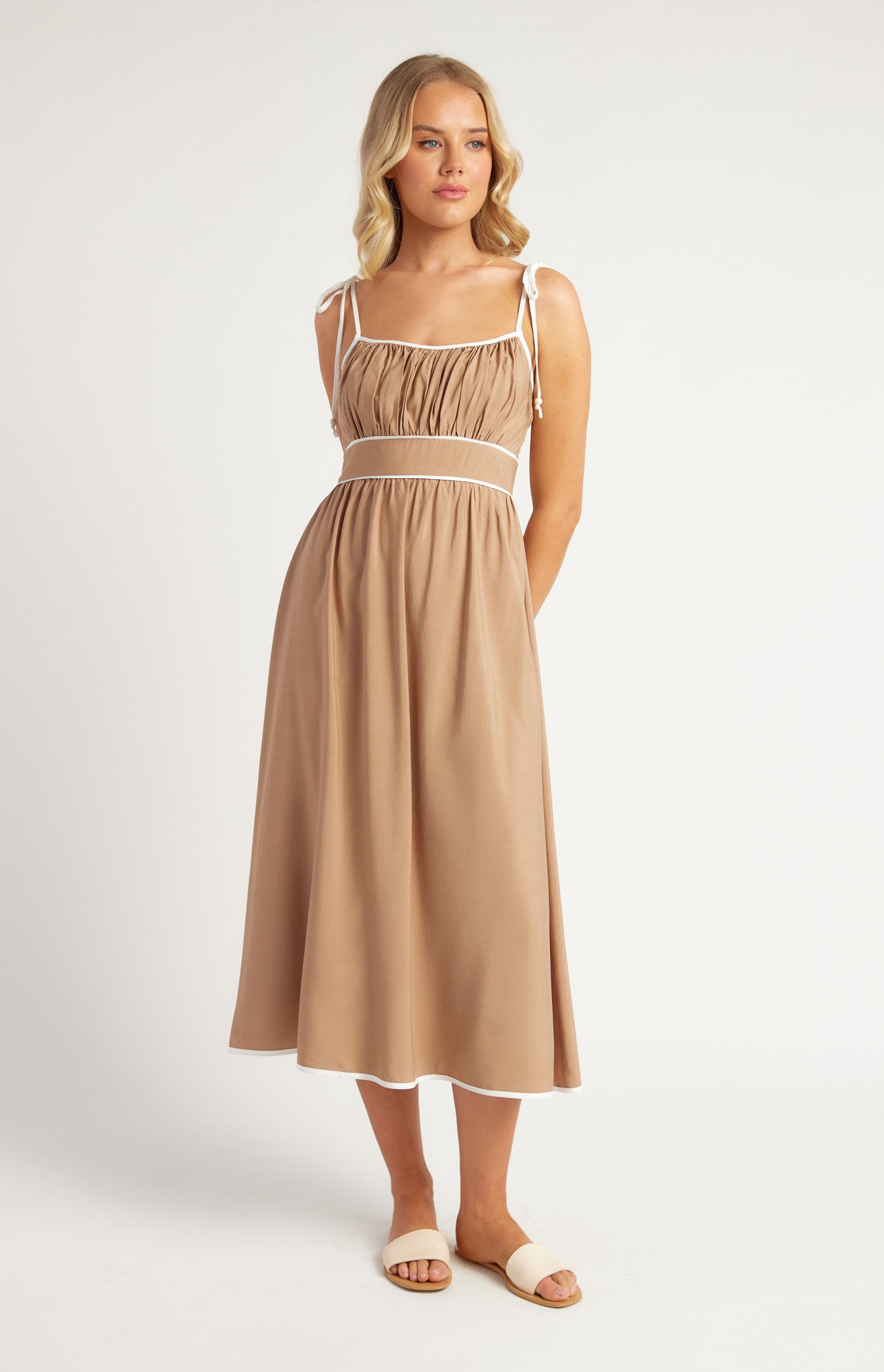 Dalia Midi Dress - Rishi Block main image 1