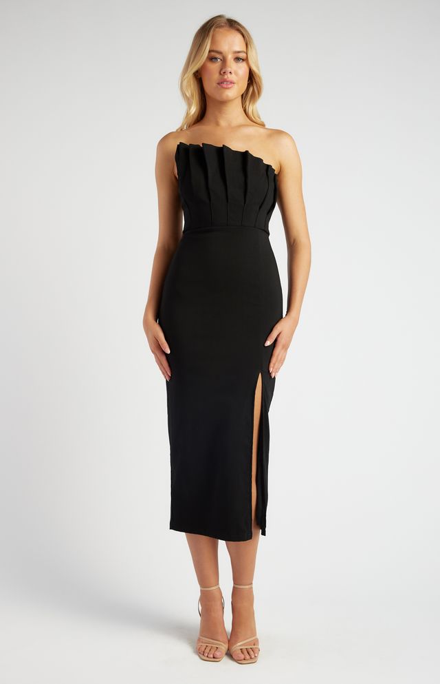 Belma Midi Dress Black