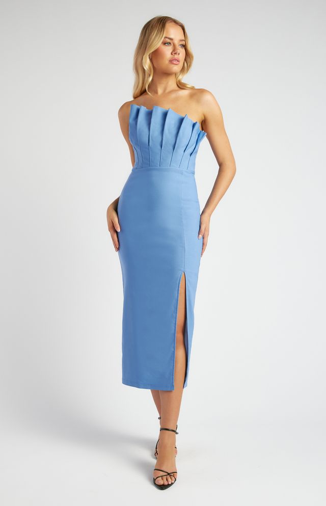 Belma Midi Dress Blue