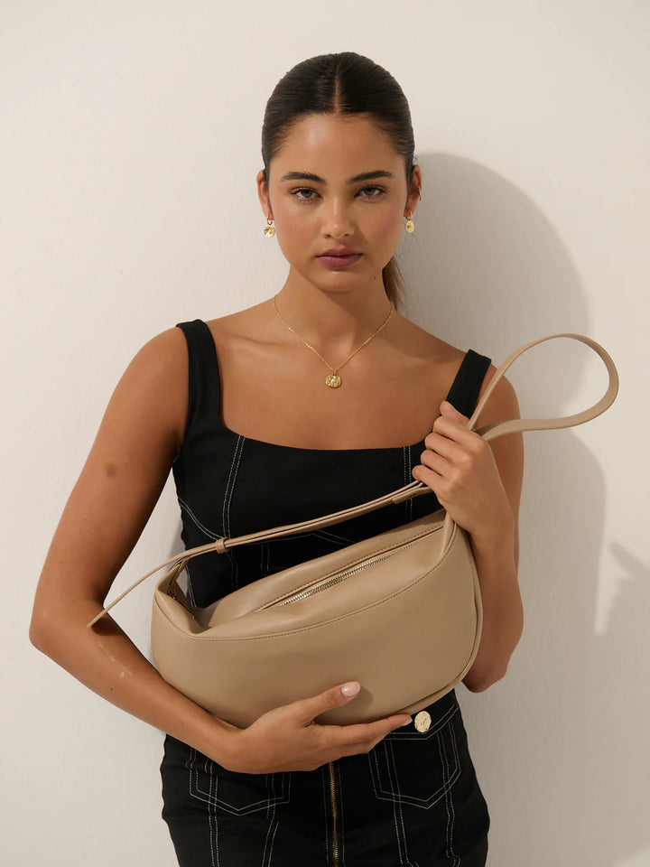 Anna Crossbody Bag In Beige