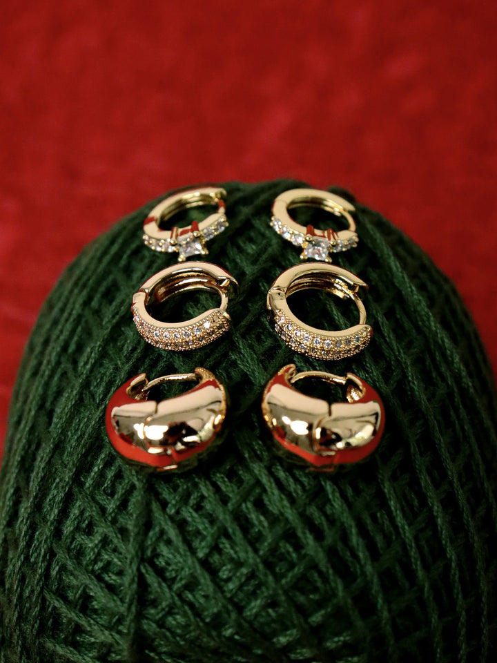 Marizela Gold Earring Set