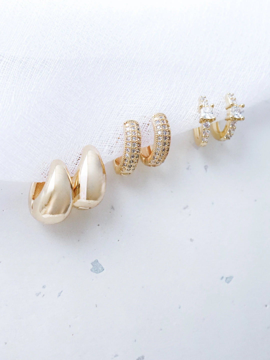 Marizela Gold Earring Set