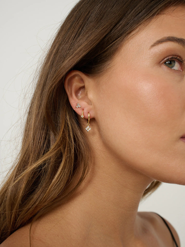 Celina Gold Plated Stacker Earring Set