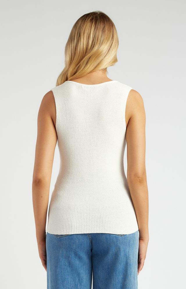 Ema Short Sleeve Top White