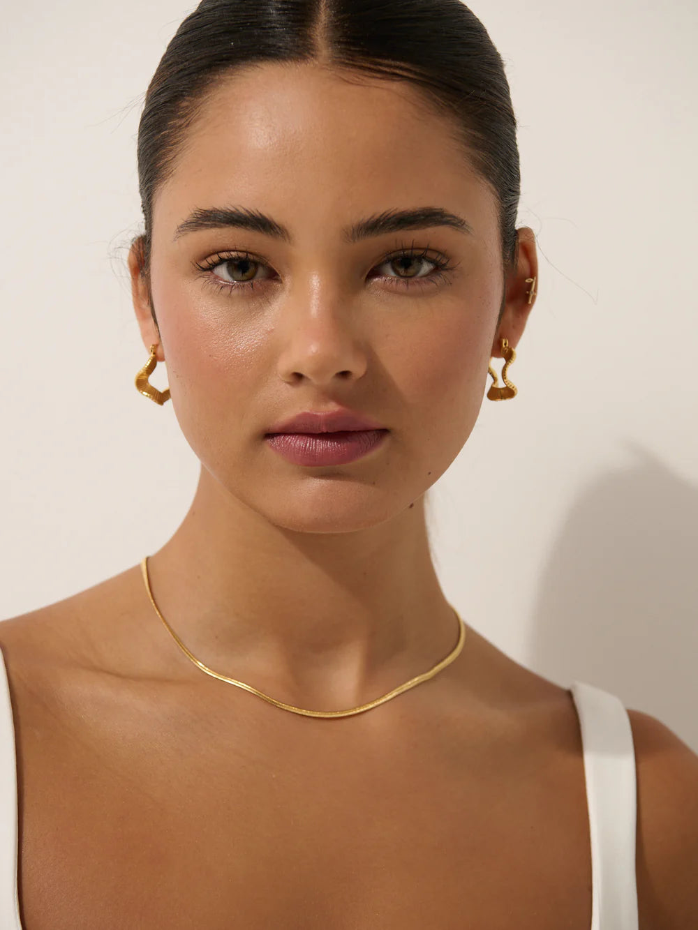 Tiffany Wave Coil 18K Gold Plated Earrings