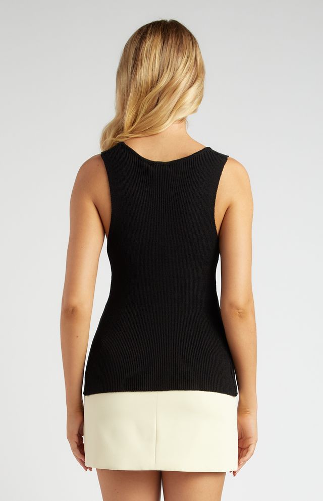 Ema Short Sleeve Top Black