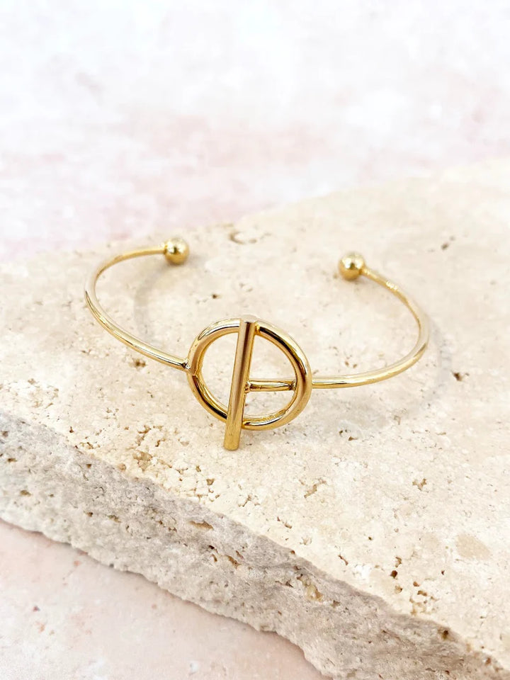 Piper Peace Bangle Gold