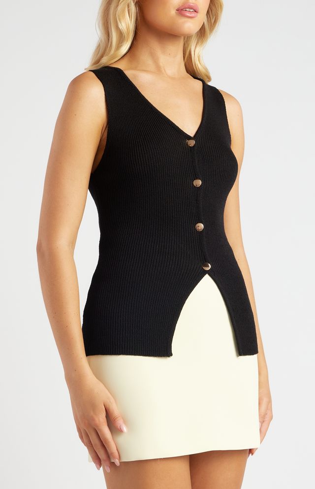 Ema Short Sleeve Top Black