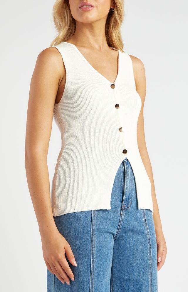Ema Short Sleeve Top White