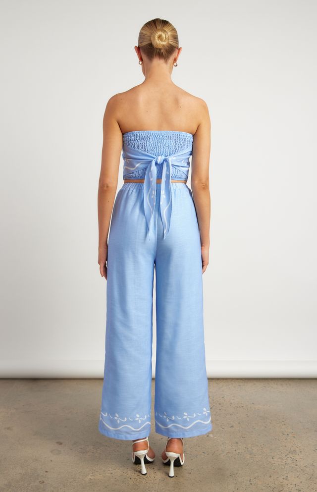 Indy Top and Pants Set Blue