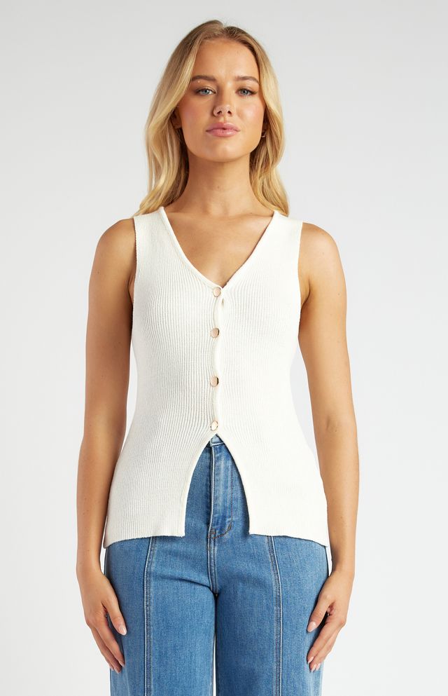 Ema Short Sleeve Top White
